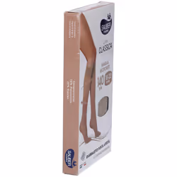Sauber Gambaletto Open Toe Maglia Microrete 140 Den per Circolazione Confezione Singola
