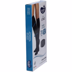 Sauber Calze Uomo Cotone 70 Denari Media Blu per Comfort e Supporto Taglie Piccola, Media, Grande
