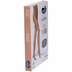 Sauber Collant 70 Denari Maglia Microrete Bronze 3 Linea Classica per Circolazione Taglie I-V