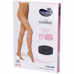 Sauber Collant 70 Denari Maglia Liscia Nero 5 Linea Classica per Circolazione 70 Denari