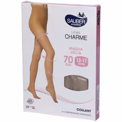 Sauber Collant 70 Denari Maglia Liscia per Circolazione 70 Denari