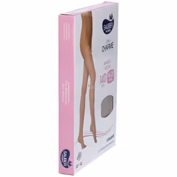 Sauber Collant 140 Denari Maglia Liscia Neutro Beige 3 Linea Classica per Circolazione 140 Denari