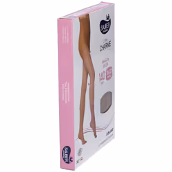 Sauber Collant 140 Denari Maglia Liscia Neutro Beige 4 Linea Classica per Circolazione 140 Denari