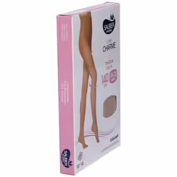 Sauber Classico Collant 140 Denari Maglia Liscia Camel per Compressione Graduata Collant