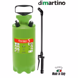 Spruzzatore - spruzzatore 5 l dimartino valvola di sicurezza con indicatore di pressione, filtro incluso, vari getti, lancia  ...