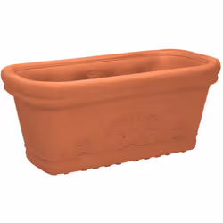 in plastica - color terracotta