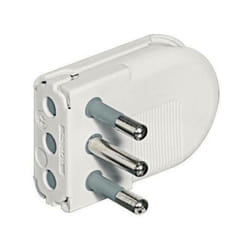 Bticino spina volante 2p+t 10a colore bianco s2495ta