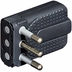 bticino S2465TG, Tipo L (IT), 250 V, 10 A, Antracite, 2P+T, 90 mm