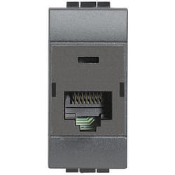bticino L4262C6S presa energia RJ-45 Antracite