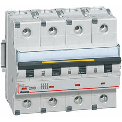 FT84C100 Interruttore Magnetotermico Modulare BTDIN160 4P 100A Curva c - Bticino