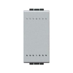 Bticino - light tech interruttore 1 poli 16a grigio nt4001n