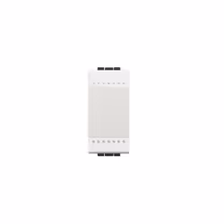 Interruttore assiale serie civile LIVING LIGHT della BTICINO Modello N4001N colore bianco 1P 16 AX 250 Vac