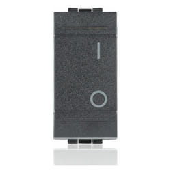 L4002N - Interruttore 2P 16 Ax 250 Vac - Antracite - LivingLight - Bticino