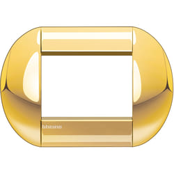 bticino Placca 3p oro living light