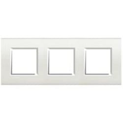 Legrand BTLNA4802M3BI Placca copripresa e copri interruttori