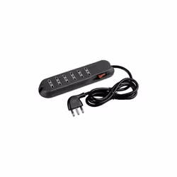 Multipresa Bticino 6 10/16Aspina 16A Multipresa slim6 con 6 prese bipasso 10/16A. Dotata di interruttore luminoso e cavo spin ...