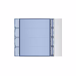 Legrand Sfera Modular Entrance Panel 4 Push Button Module Front Cover 4 Push Button Single Row Silver