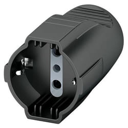 Presa volante tedesco italiano 2+T 16A antracite S2674TAE - Bticino