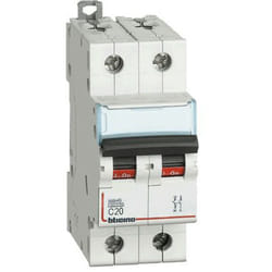 Interruttore Bticino magnetotermico 1P+N 20A 2 moduli FA81NC20