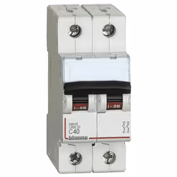 Interruttore magnetotermico Bticino, 2 moduli, attacco DIN (attacco universale per qualsiasi centralino in commercio), poli 2 ...