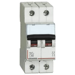 Interruttore magnetotermico Bticino 2P 40A 4,5kA tipo c 2 moduli FA82C40
