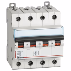 Interruttore magnetotermico Bticino, 4 moduli, attacco DIN ( universale per qualsiasi centralino in commercio), poli 4P, 32 a ...