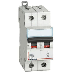 Bticino - Interruttore magnetotermico 2P 32A 6kA tipo d 2 moduli FN82D32
