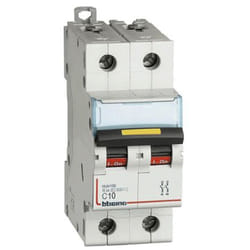 Interruttore magnetotermico 2P c 10A 16kA 2 moduli FT82C10 - Bticino