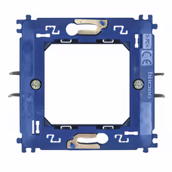 bticino Supporto unico 2m graffette li, Blu, Bticino, IMQ, 1 pz