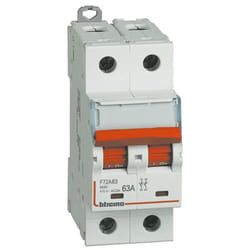 Sezionatore Bticino 2P 63A 2 moduli F72A63