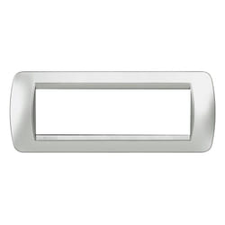 Bticino Livinglight International placca 7 moduli grigio tech L4807TE