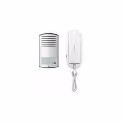 Legrand Sprint 1 Way Audio Kit with Handset and Push Button Entrance Panel