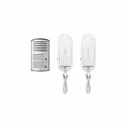 Legrand Sprint 2 Way Audio Kit with Handsets and Push Button Entrance Panel