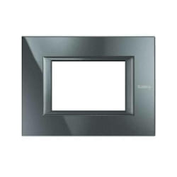 Axolute placca 3 posti colore monochrome antracite ha4803hs - Bticino