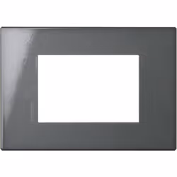 Placca AIR 3 moduli (frutti,posti) Bticino Axolute colore: ANTRACITE La placca può essere installata solo su supporto H4703W. ...