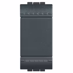 Serie living international, 1p 16a 1m, colore antracite, deviatore