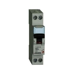 Bticino - btdin magnetotermico c6 1p+n 1 modulo 4500a fc881c6