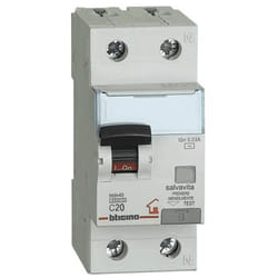Magnetotermico differenziale 20A 1P+N 4,5KA GC8813AC20 - Bticino