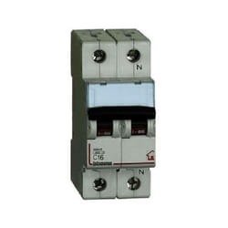 Bticino - btdin magnetotermico c16 1p+n 2 moduli 4500a fc810nc16