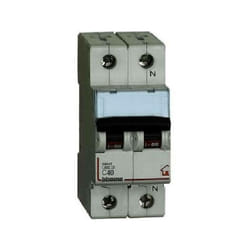 Bticino btdin magnetotermico c40 1p+n 2 moduli 4500a fc810nc40