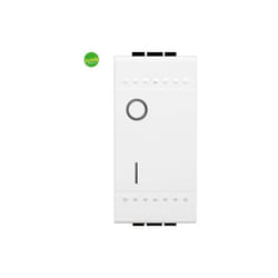 Bticino - Interruttore bipolare living light 2p 16 a 230 v bianco