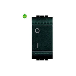 Bticino - Interruttore bipolare living light 2p 16 a 230 v antracite