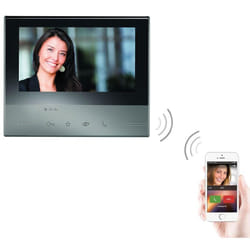 Videocitofono Bticino Classe 300X13E 2 fili WiFi Touch Screen 7 pollici segreteria scuro