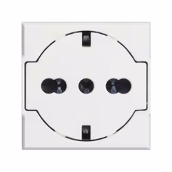 Presa FLAT standard tedesco e italiano La superficie della presa, quando la spina viene inserita, scivola all’interno del poz ...