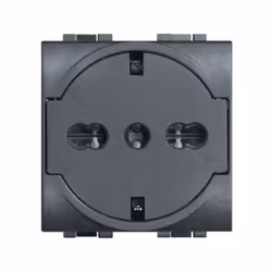 Presa FLAT standard tedesco e italiano La superficie della presa, quando la spina viene inserita, scivola all’interno del poz ...