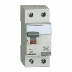 BTICINO BTDIN DIFFERENZIALE PURO AC 2P 40A 30MA GC723AC40 Descrizione Prodotto L'interruttore differenziale puro Bticino BTDI ...
