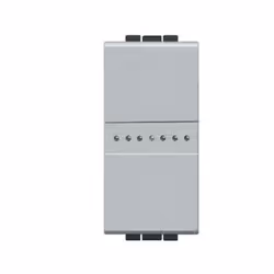 Pulsante 1 Polo 10 A 250 V Assiale Profondità ridotta (22,9 mm) Adatto a tutti i tipi di lampade Per carichi fino a 2.500W Mo ...