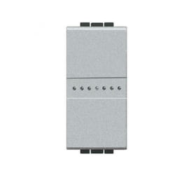 Bticino linvinglight pulsante assiale 1 polo 10a colore tech nt4055n