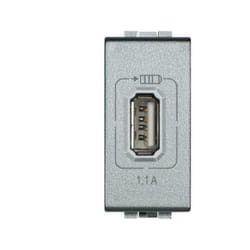 Livinglight caricatore usb 1,1a colore tech nt4285c1 - Bticino