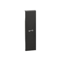 Cover illuminabile Bticino Living Now con simbolo chiave - nero KG01F